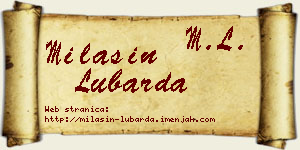 Milašin Lubarda vizit kartica